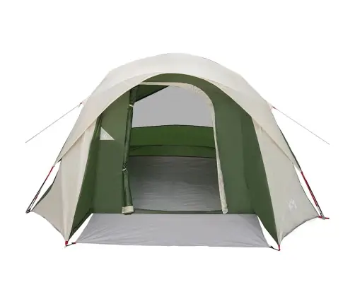 Kempinga Telts 4 Personām, Zaļa, Ūdensdroša Vidaxl