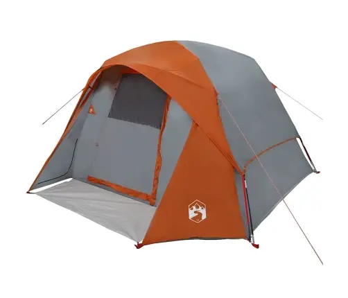 Stovyklavimo Palapinė, Pilka/Oranžinė, Keturvietė