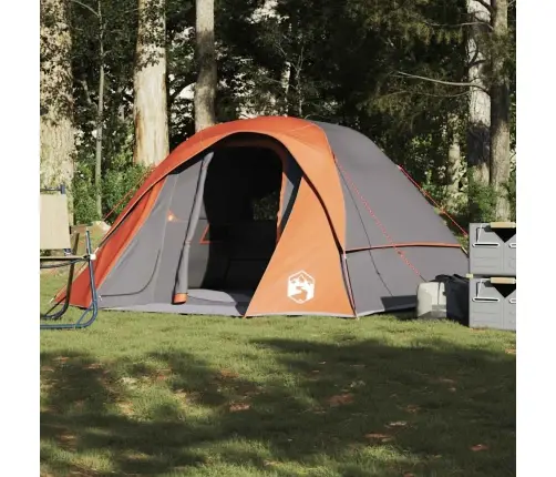 Stovyklavimo Palapinė, Pilka/Oranžinė, Keturvietė