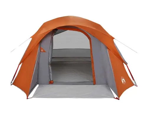 Stovyklavimo Palapinė, Pilka/Oranžinė, Keturvietė