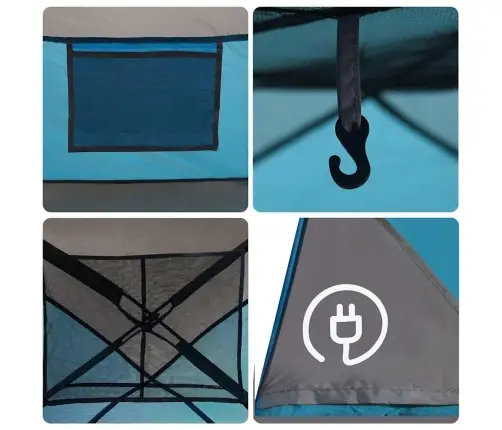 Peretelk 6 Inimesele, Kabiin, Sinine, Veekindel