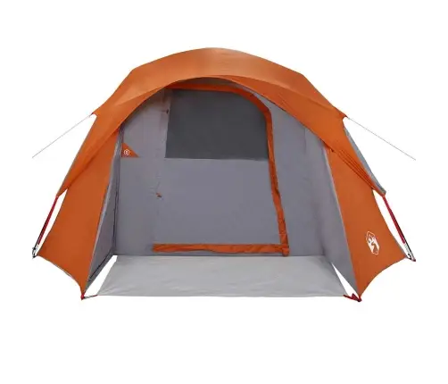 Šeimos Palapinė, Pilka/Oranžinė, Šešiavietė, Atspari Vandeniui