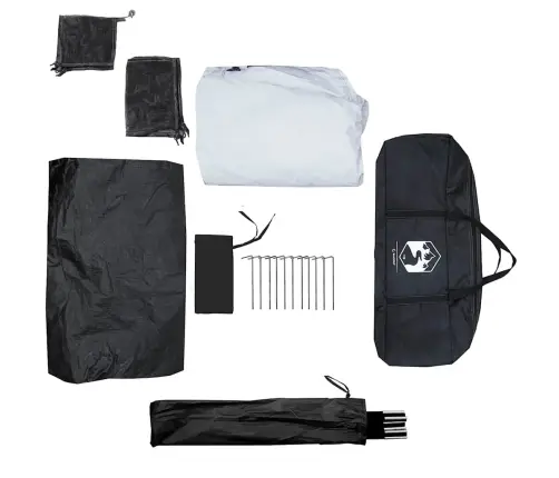 Šeimos Palapinė, Balta, Šešiavietė, Tamsinantis Audinys