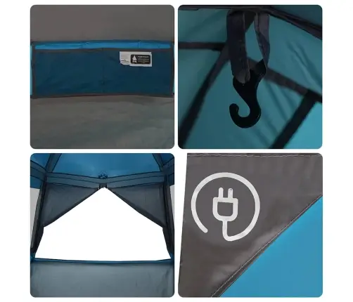 Peretelk 6 Inimesele, Kabiin, Sinine, Veekindel