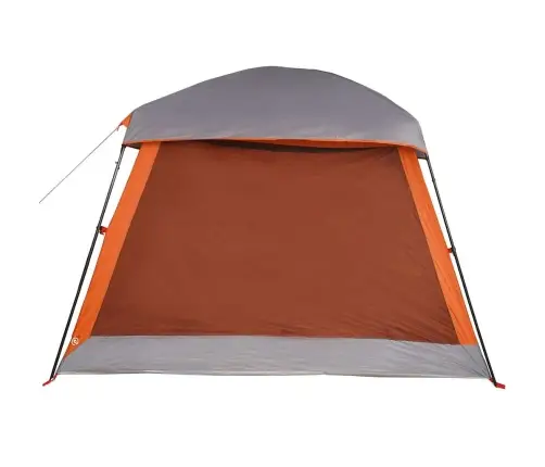 Ģimenes Telts 6 Personām, Pelēka, Oranža, Ūdensnecaurlaidīga Vidaxl