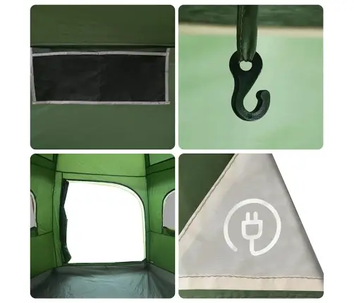 Peretelk Igloo 6-Kohaline Roheline Veekindel