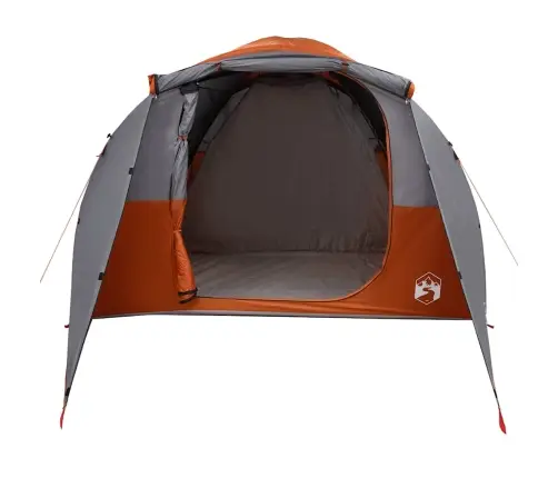 Ģimenes Telts 6 Personām, Pelēka, Oranža, Ūdensnecaurlaidīga Vidaxl