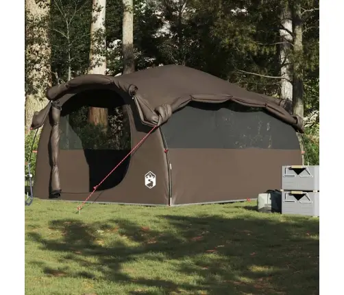 Ģimenes Telts, Tuneļa, 6 Personām, Brūna, Ūdensnecaurlaidīga Vidaxl
