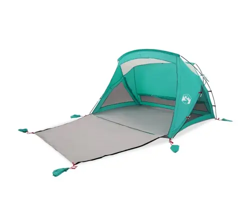 Pludmales Telts 2 Personām, Jūras Zaļa, Ūdensnecaurlaidīga Vidaxl