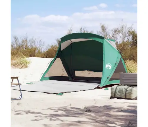 Pludmales Telts 2 Personām, Jūras Zaļa, Ūdensnecaurlaidīga Vidaxl