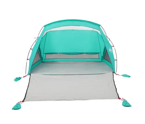 Pludmales Telts 2 Personām, Jūras Zaļa, Ūdensnecaurlaidīga Vidaxl