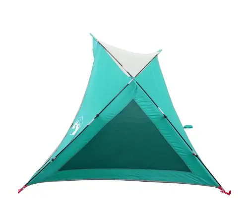 Pludmales Telts 2 Personām, Jūras Zaļa, Ūdensnecaurlaidīga Vidaxl