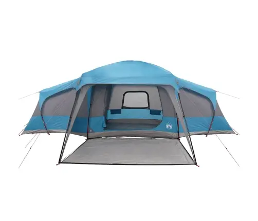 Ģimenes Telts Ar Verandu 9 Personām, Zila, Ūdensnecaurlaidīga Vidaxl