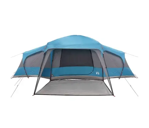 Ģimenes Telts Ar Verandu 9 Personām, Zila, Ūdensnecaurlaidīga Vidaxl