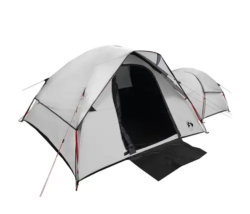Kempinga Telts 5 Personām, Balta, Ūdensnecaurlaidīga, Audums Vidaxl