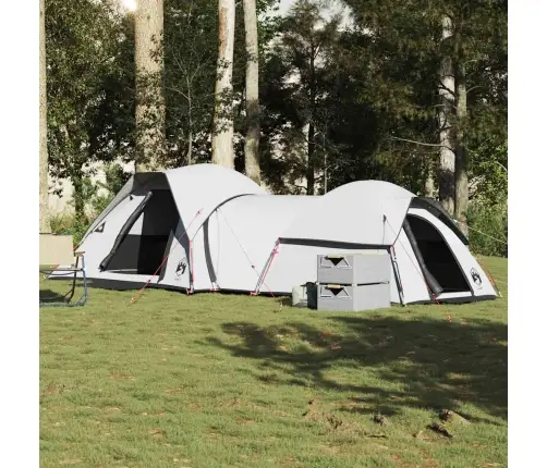 Kempinga Telts 5 Personām, Balta, Ūdensnecaurlaidīga, Audums Vidaxl