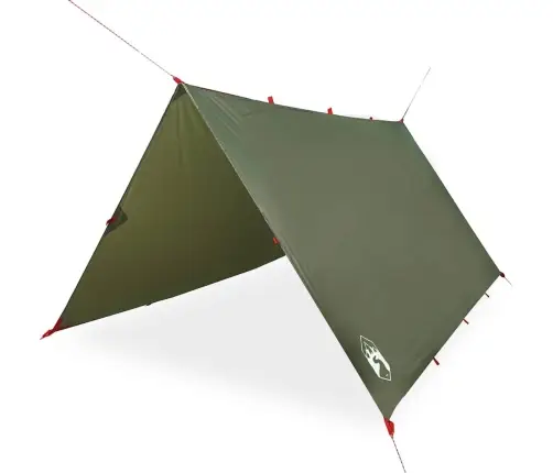 Kempinga Tents, Olīvu Zaļa, 306X306 Cm, Ūdensizturīga Vidaxl