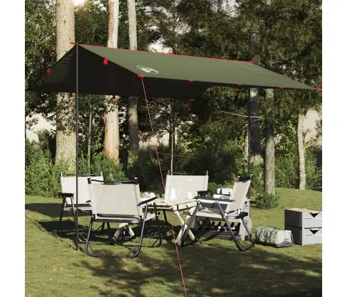 Kempinga Tents, Olīvu Zaļa, 306X306 Cm, Ūdensizturīga Vidaxl