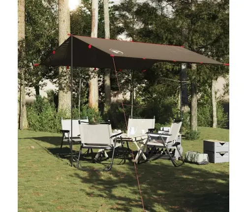 Kempinga Tents, Brūna, 306X306 Cm, Ūdensizturīga Vidaxl