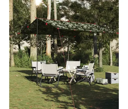 Stovyklavimo Tentas, Kamufliažinis, 306X306Cm