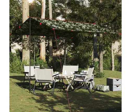 Stovyklavimo Tentas, Kamufliažinis, 306X306Cm