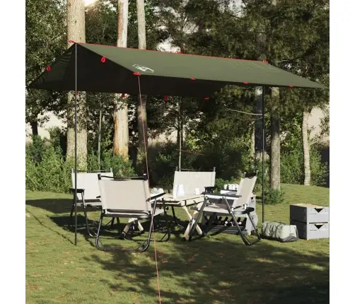 Kempinga Tents, Olīvu Zaļa, 366X306 Cm, Ūdensizturīga Vidaxl