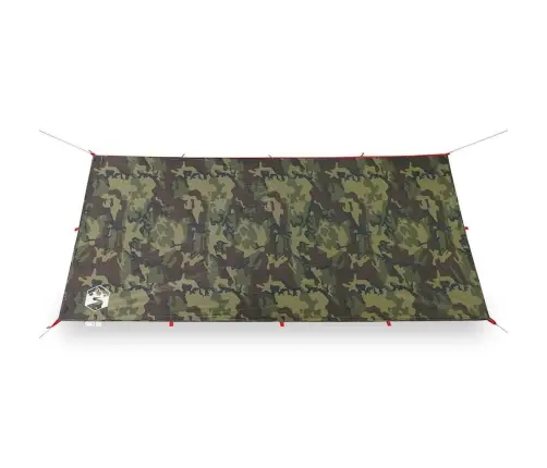 Kempinga Tents, Kamuflāža, 366X306 Cm, Ūdensizturīga Vidaxl