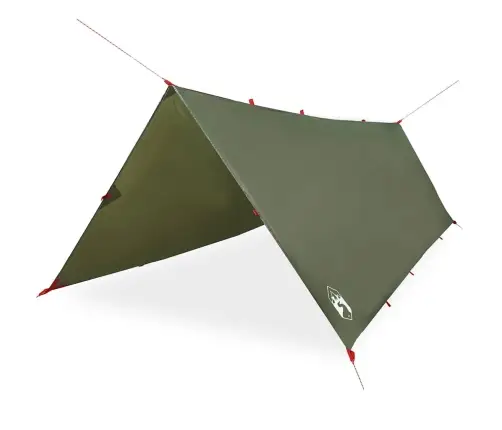 Kempinga Tents, Olīvu Zaļa, 406X306 Cm, Ūdensizturīga Vidaxl
