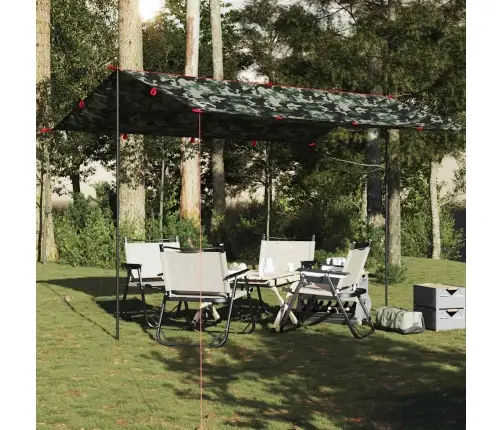 Stovyklavimo Tentas, Kamufliažinis, 406X306Cm