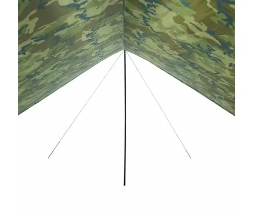 Kempinga Tents, Kamuflāža, 462X306X211 Cm, Ūdensizturīga Vidaxl