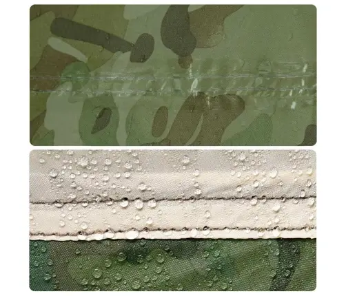 Kempinga Tents, Kamuflāža, 462X306X211 Cm, Ūdensizturīga Vidaxl