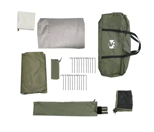 Kempinga Telts 2 Personām, Kupola Forma, Ūdensnecaurlaidīga Vidaxl