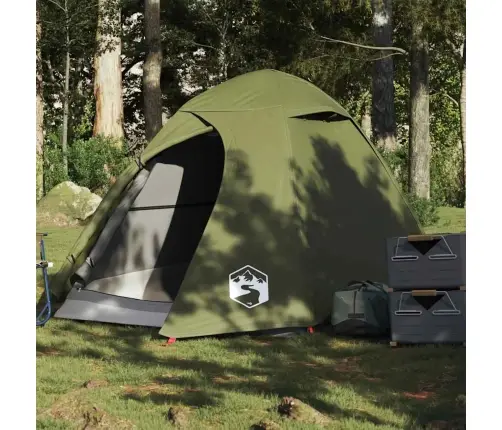Kempinga Telts 2 Personām, Kupola Forma, Ūdensnecaurlaidīga Vidaxl