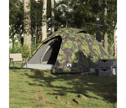 Stovyklavimo Palapinė, Kamufležinė, Trivietė, Kupolinė