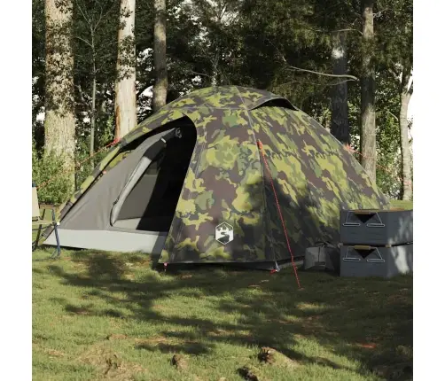 Stovyklavimo Palapinė, Kamufležinė, Trivietė, Kupolinė