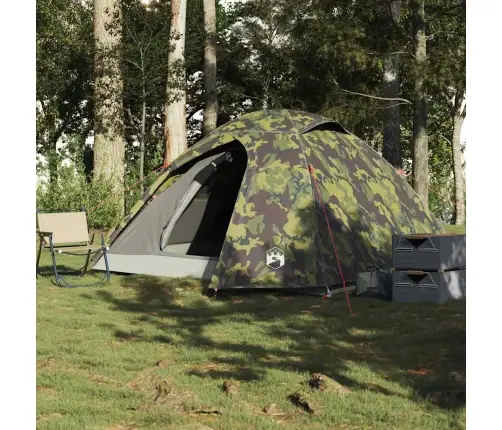 Matkatelk 4 Inimesele, Kuppel, Kamuflaaž, Veekindel