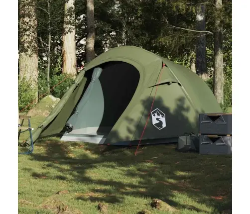 Stovyklavimo Palapinė, Žalia, Trivietė, Tunelinė