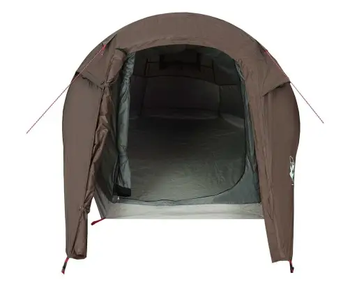 Kempinga Telts, Tuneļa, 3 Personām, Brūna, Ūdensnecaurlaidīga Vidaxl