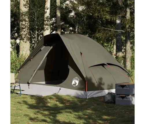 Matkatelk, Kuppel 4 Inimesele, Roheline, Veekindel