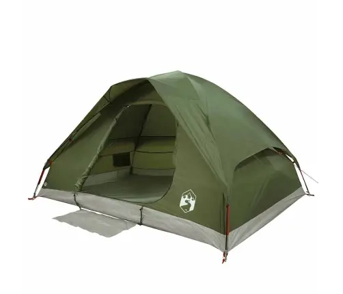 Ģimenes Telts 6 Personām, Olīvu Zaļa, Ūdensnecaurlaidīga Vidaxl