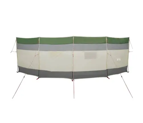 Kempinga Vēja Aizsargs, Zaļš, 510X153 Cm, Ūdensdrošs Vidaxl