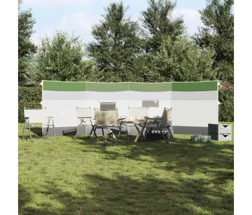 Kempinga Vēja Aizsargs, Zaļš, 510X153 Cm, Ūdensdrošs Vidaxl