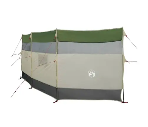 Kempinga Vēja Aizsargs, Zaļš, 510X153 Cm, Ūdensdrošs Vidaxl