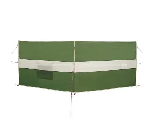 Camping Windbreak Green 344X120 Cm Atsparus Vandeniui