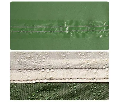 Camping Windbreak Green 344X120 Cm Atsparus Vandeniui