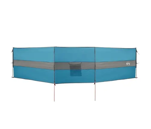 Stovyklavimo Uždanga Nuo Vėjo, Mėlyna, 490X123 Cm