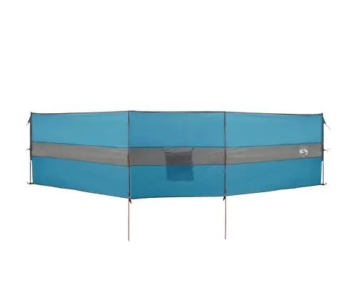 Stovyklavimo Uždanga Nuo Vėjo, Mėlyna, 490X123 Cm