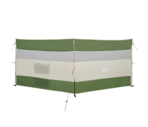 Camping Windbreak Green 340X130 Cm Atsparus Vandeniui