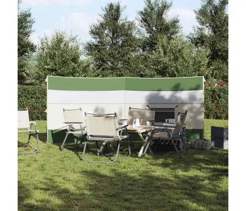 Camping Windbreak Green 340X130 Cm Atsparus Vandeniui
