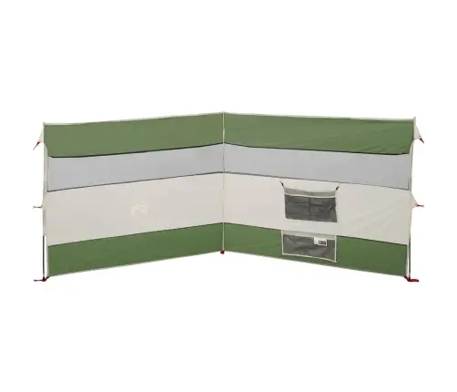 Camping Windbreak Green 340X130 Cm Atsparus Vandeniui